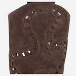 STIVALI IN SUEDE CON DETTAGLI CUT-OUT SR490202 VELOURMUSTANG SARTORE 