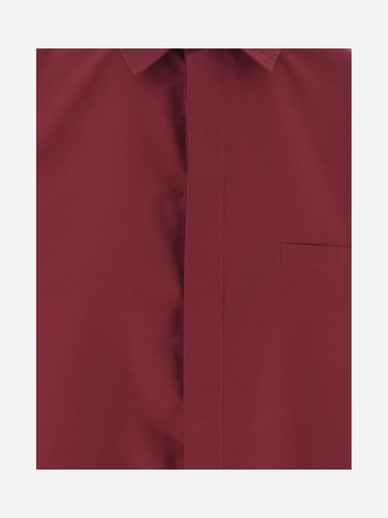 CAMICIA IN MISTO COTONE CON ARRICCIATURA POSTERIORE S26113A 0505 SASUPHI 