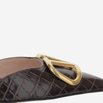 DÉCOLLETÉ SLINGBACK VLOGO SIGNATURE IN VITELLO STAMPATO 8W2S0Q70 LURREL VALENTINO GARAVANI 