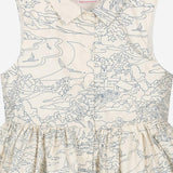 Abito con cotone con stampa grafica S06GDRW00048 677 BONPOINT KIDS 