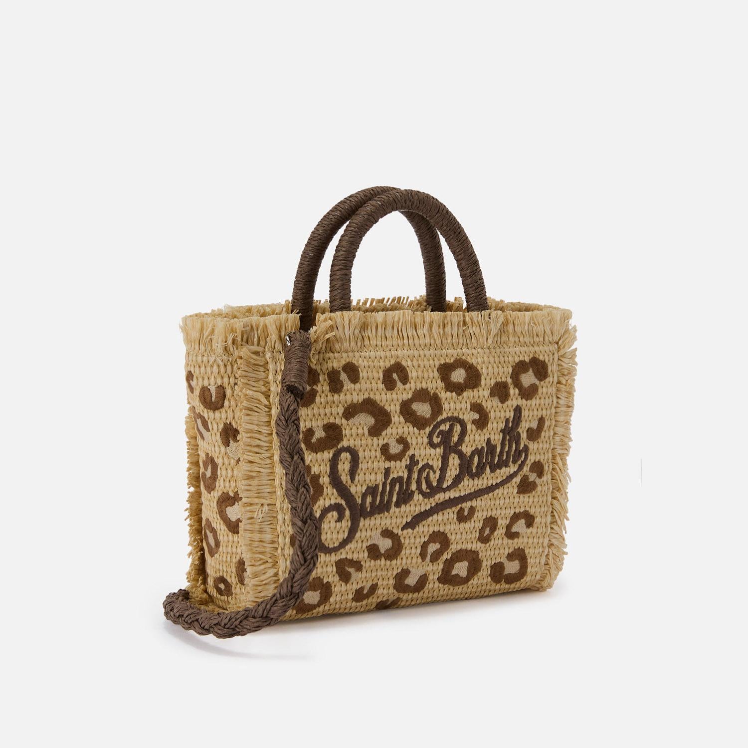 Borsa Vanity mini con motivo animalier VAMI009 00349L MC2 SAINT BARTH 