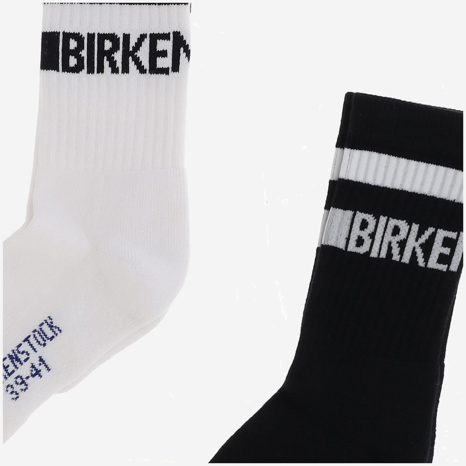 Calzini con logo lettering 1030803 BLACKWHITE BIRKENSTOCK 