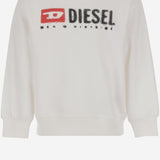 FELPA IN MISTO COTONE CON LOGO J02483 KYAZ3K100 DIESEL KIDS 