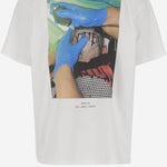 T-SHIRT IN COTONE CON STAMPA B0030556 FA582P673 44 LABEL GROUP 