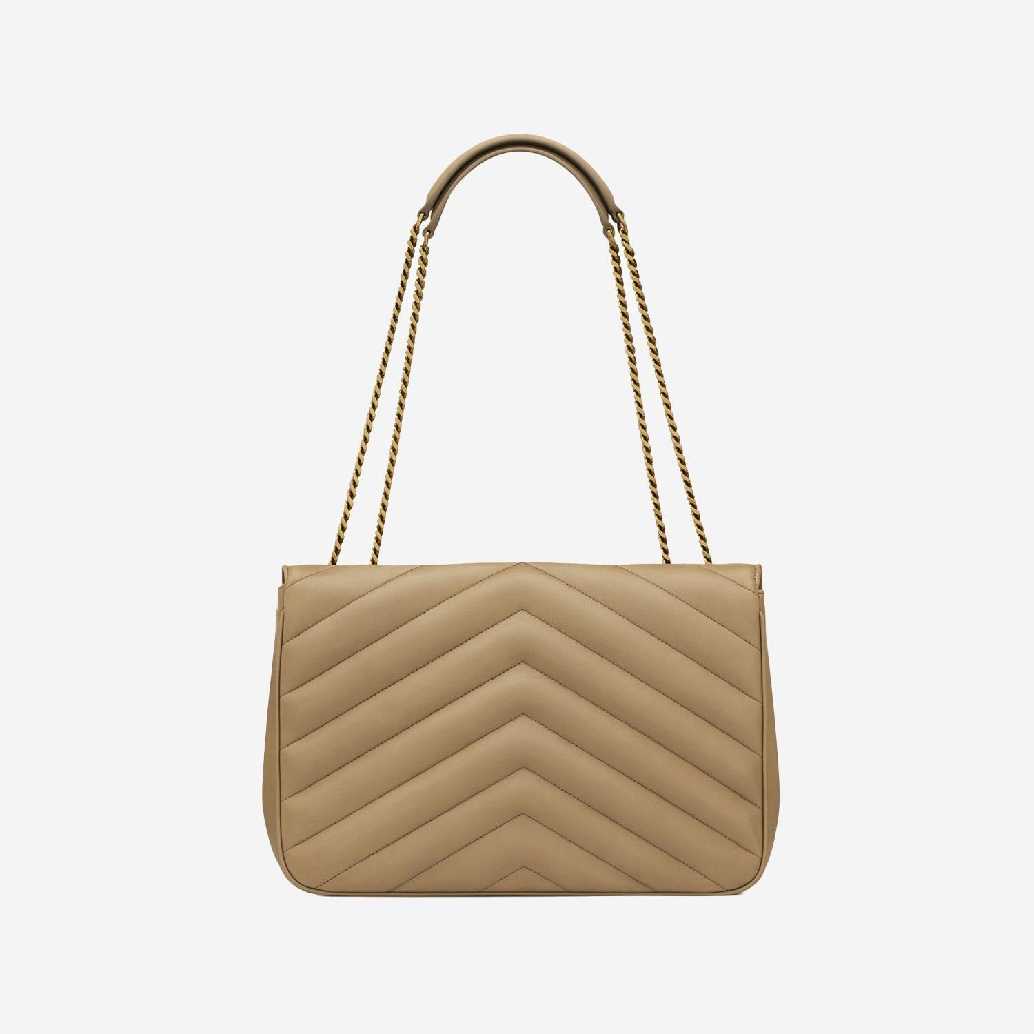 LOULOU LARGE IN PELLE DI AGNELLO TRAPUNTATA 803541 AAEAX2357 SAINT LAURENT 