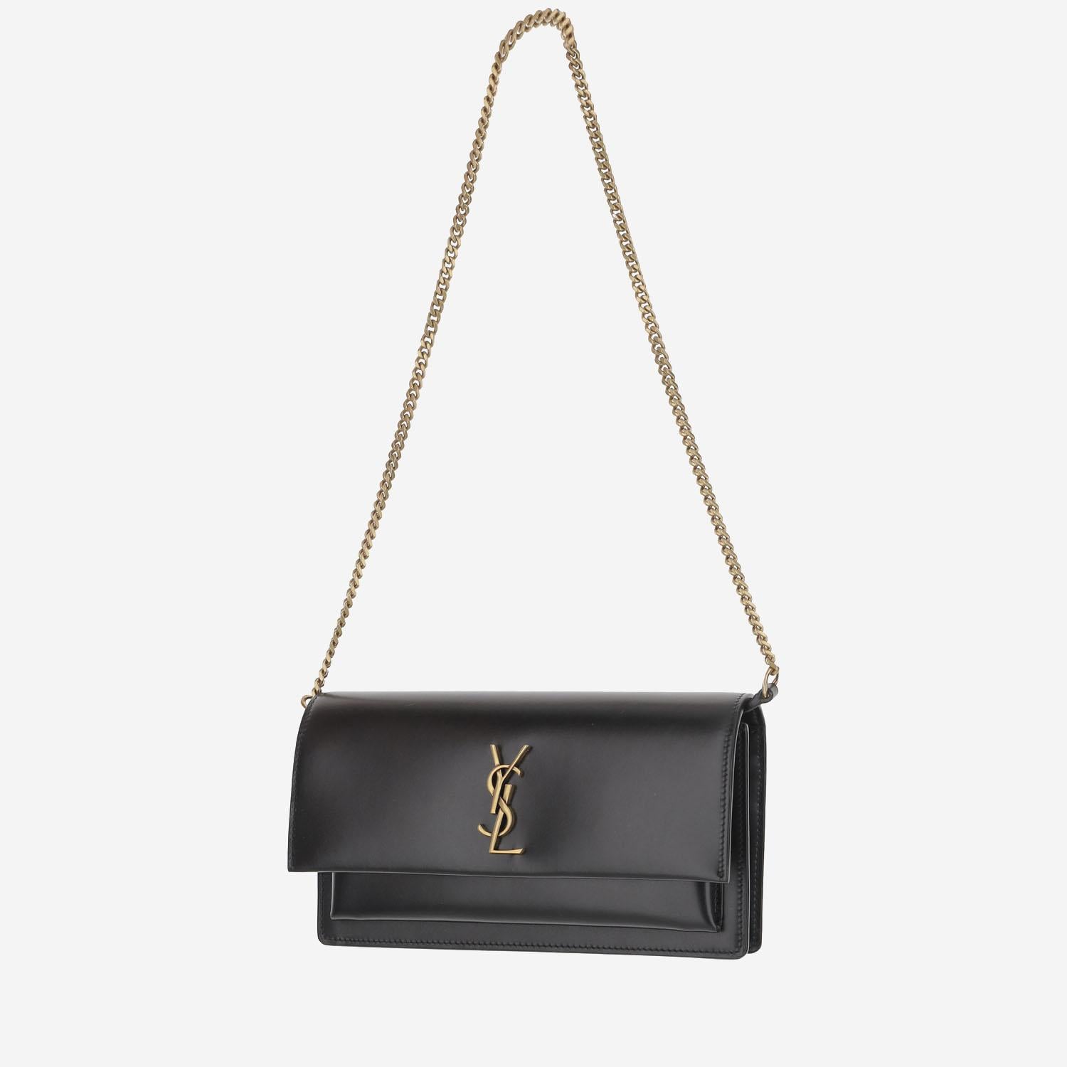 BORSA SUNSET BOX IN PELLE 810997 0SX0W1000 SAINT LAURENT 