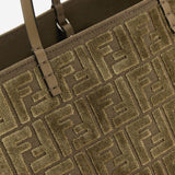 BORSA SHOPPING ROLL GRANDE CON MOTIVO FF 8BH425AT14 F1QD0 FENDI 