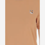 T-SHIRT IN COTONE CON PATCH VOLPE LW00105KJ0008 0131 MAISON KITSUNE 