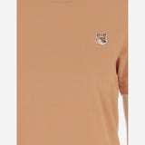 T-SHIRT IN COTONE CON PATCH VOLPE LW00105KJ0008 0131 MAISON KITSUNE 