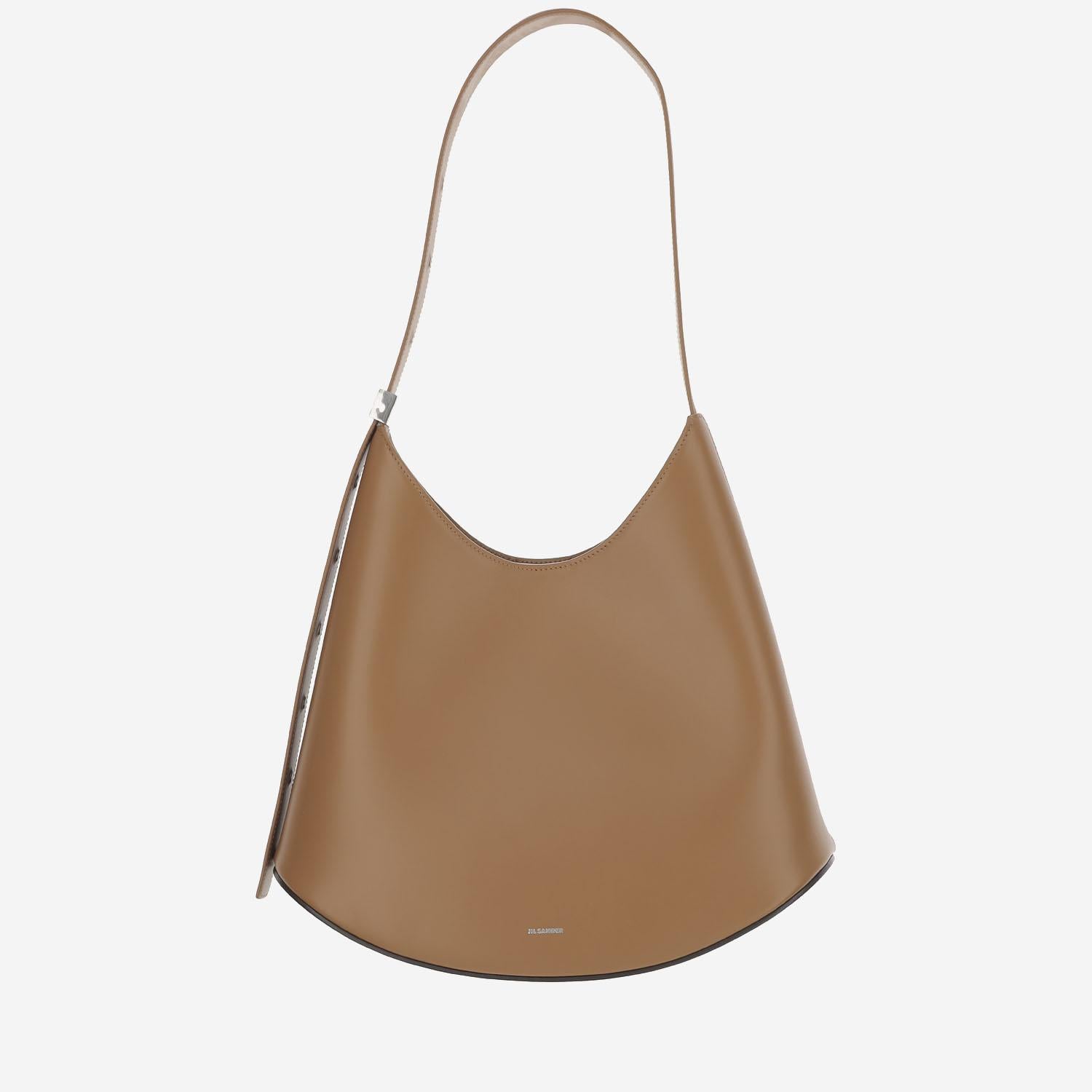 BORSA A SPALLA ELDORADO MEDIA IN PELLE J08ZH0061 P8354226 JIL SANDER 