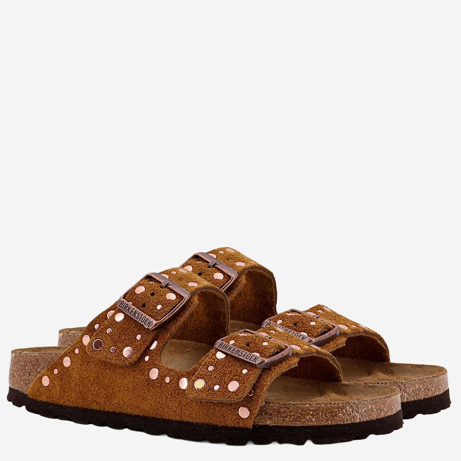 SANDALI ARIZONA Rivet IN SUEDE 1031731 MINK BIRKENSTOCK 
