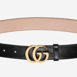 CINTURA IN PELLE CON LOGO 864436 AAGD71000 GUCCI 