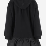 FELPA CON CAPPUCCIO E ROUCHE IN COTONE CON LOGO JE1979995 999B PATOU 