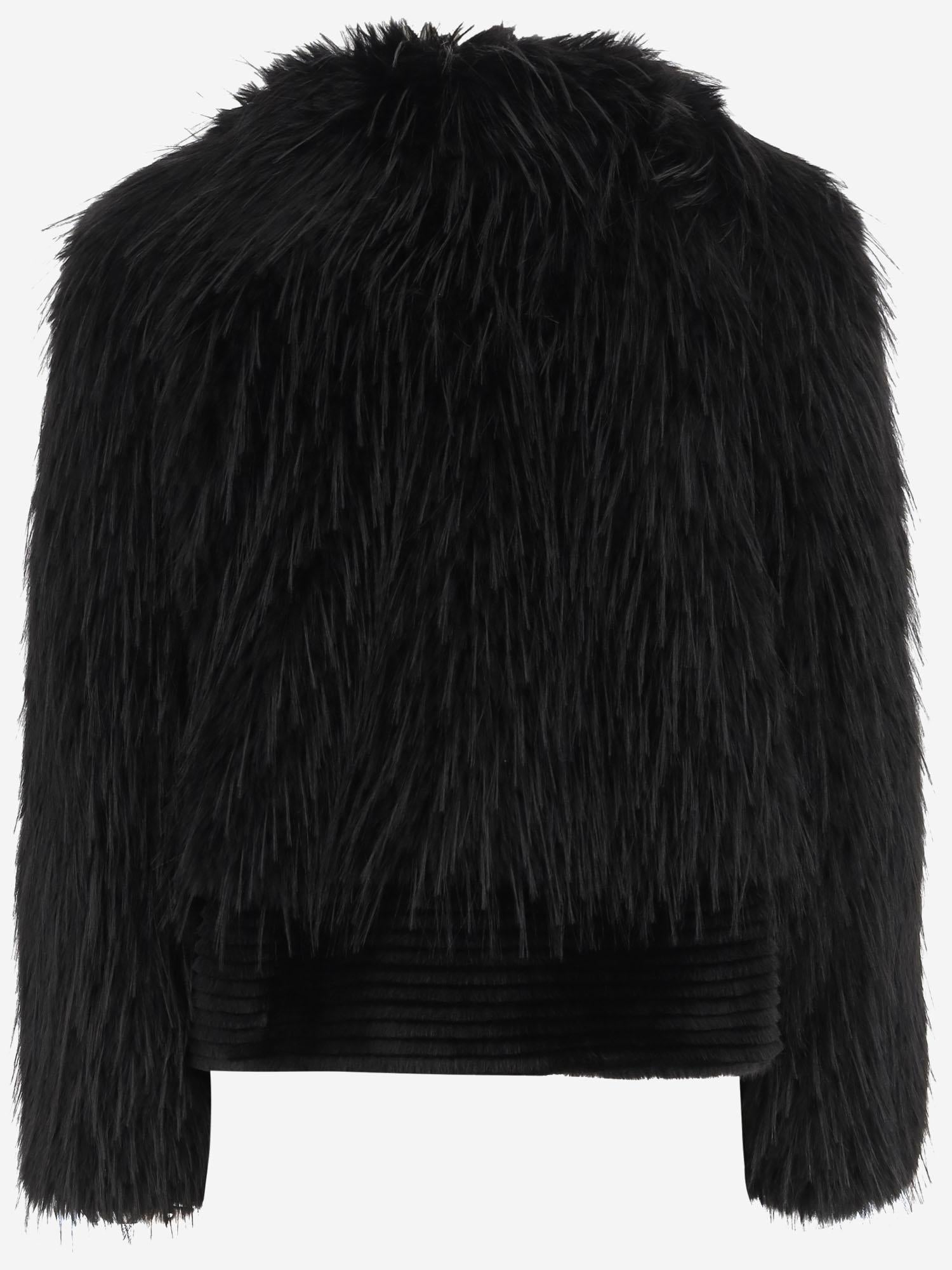 CAPPOTTO IN PELLICCIA SINTETICA EF44 CTL007 UNCOMMON 