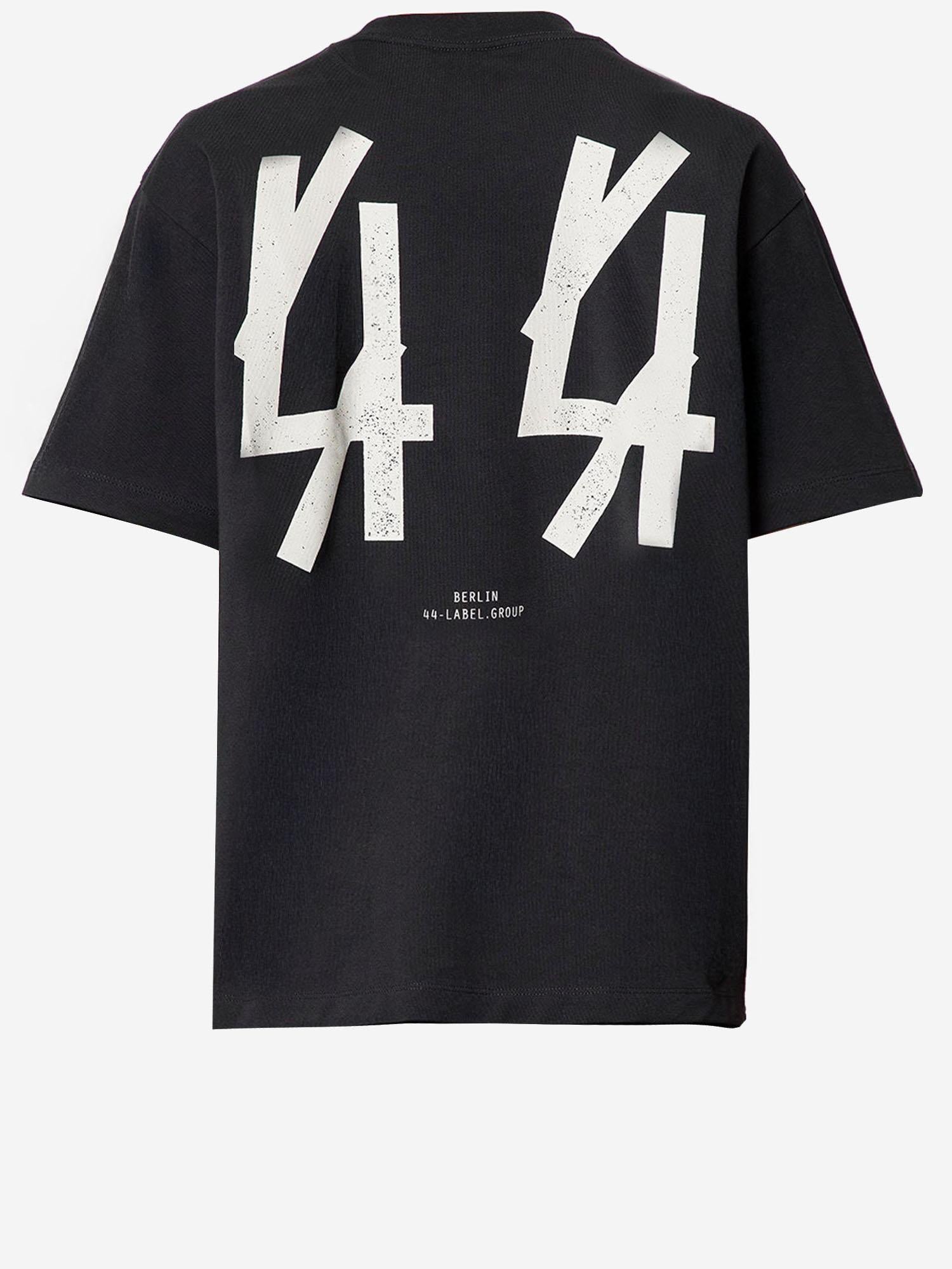 T-SHIRT BACKSTAGE IN COTONE CON LOGO B0030556 FA528P574 44 LABEL GROUP 