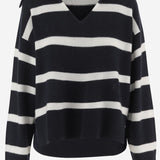 MAGLIONE A RIGHE  IN CASHMERE 26217023 1440 ALLUDE 