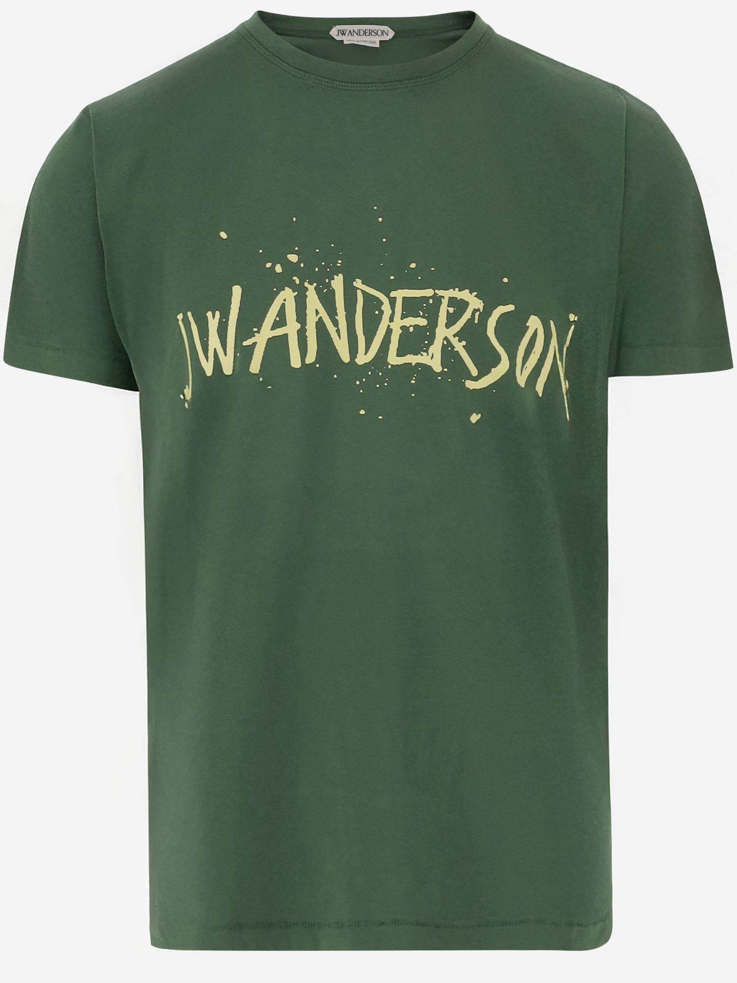 T-SHIRT IN COTONE CON LOGO JT0307 PG1936500 JW ANDERSON 