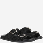 SANDALI SLIDER IN PELLE SCAMOSCIATA 816380 AADUO1000 GUCCI 
