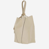 TOTE BAG CHLOÉ SPIN IN PELLE GRANATA<BR/> CHC25SS811N84 24Q CHLOE 