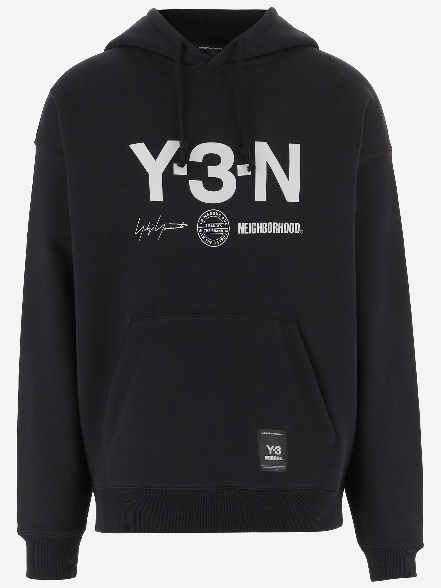 FELPA ADIDAS Y-3 X NEIGHBORHOOD X DAINESE IN COTONE JW7004 BLACK ADIDAS Y3 X NBDH X DAINESE 