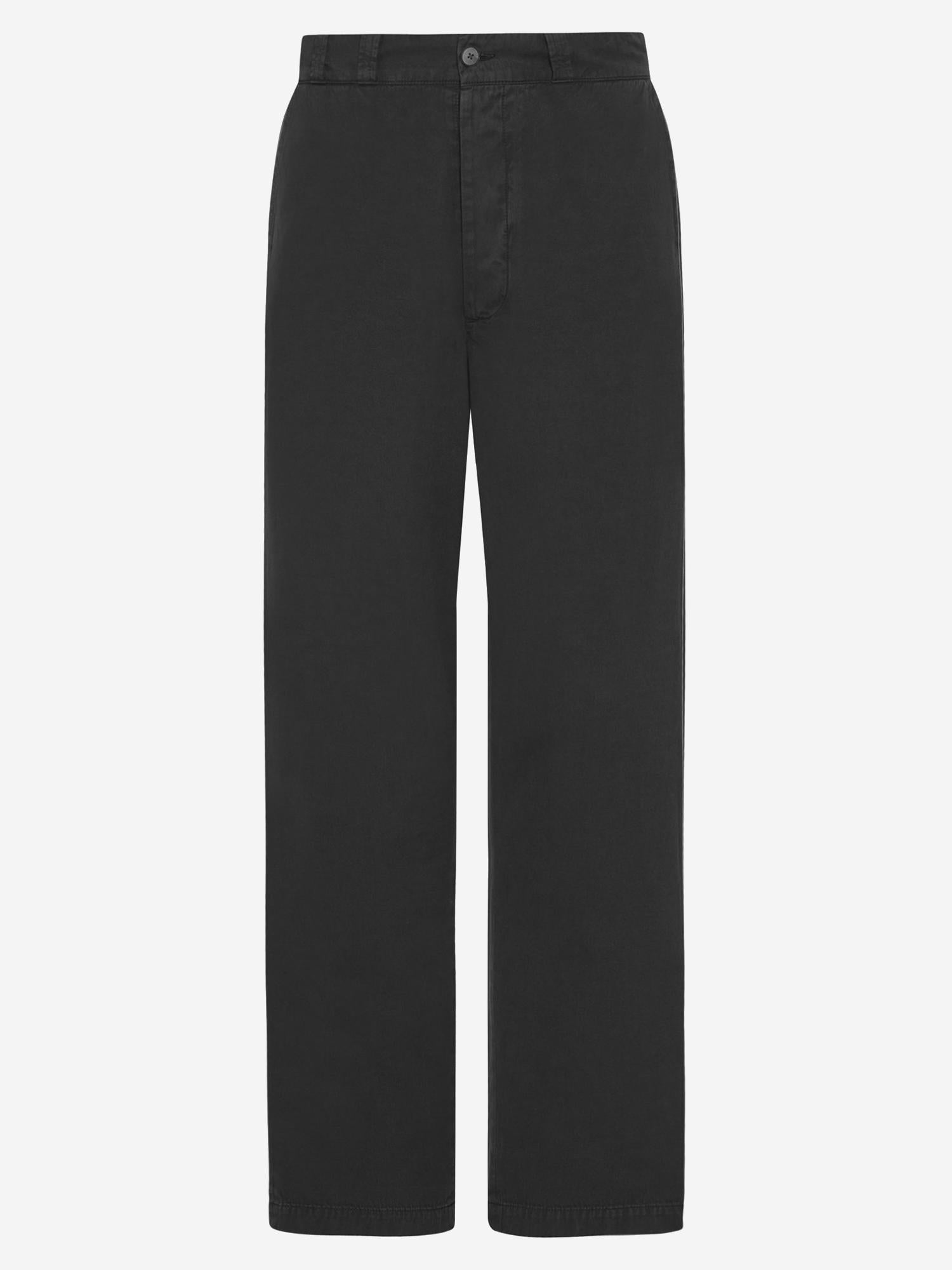 PANTALONI OTTIS IN LANA 1220W4084 BLK THE ROW 