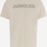 T-SHIRT IN COTONE CON STAMPA LOGO 8C00025 89AUG21L MONCLER 