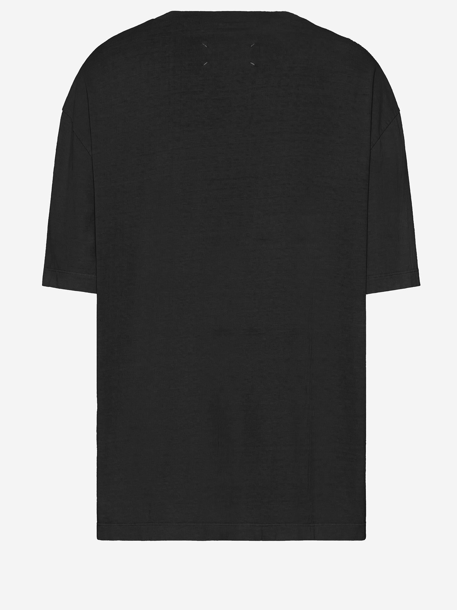 T-SHIRT IN COTONE CON STAMPA S29GC0307 S24575973 MAISON MARGIELA 