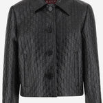 GIACCA IN PELLE CON MOTIVO GG 834308 XNA4F1000 GUCCI 