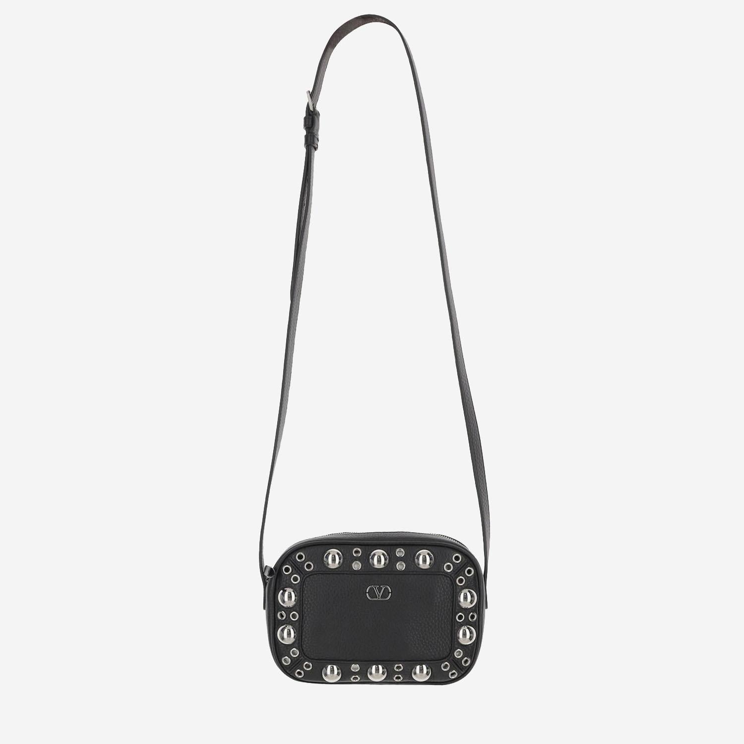 BORSA A TRACOLLA NELLCÔTE IN PELLE SCAMOSCIATA<BR/> 7W2B0R74 MJL0NO VALENTINO GARAVANI 