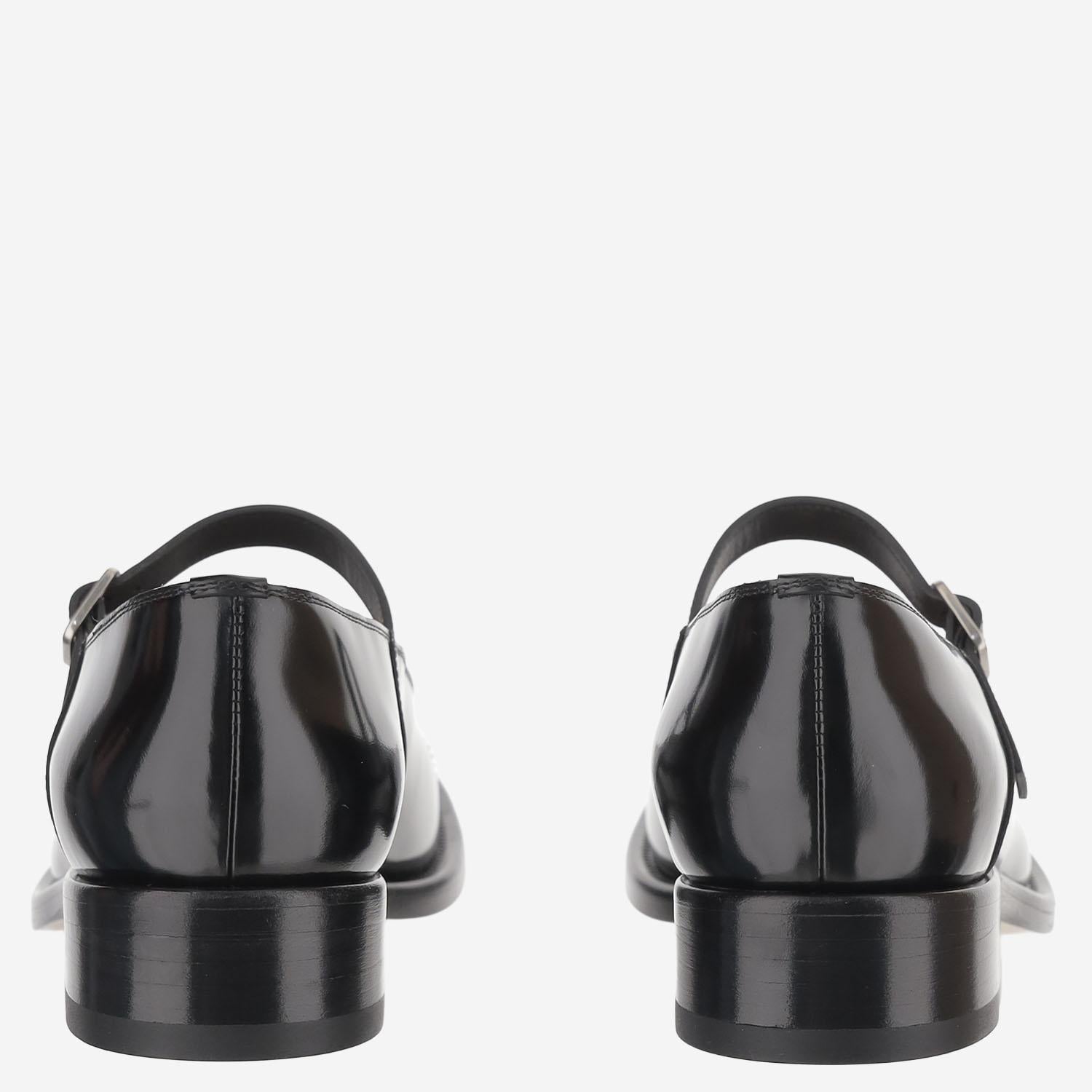 SCARPE MARY JANE KAY IN PELLE F1756L802 BLK THE ROW 