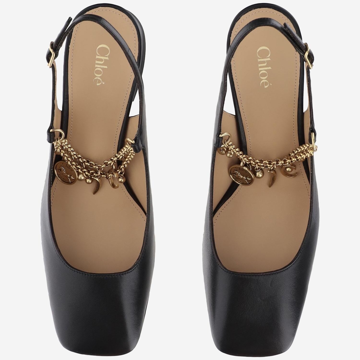 Décolleté slingback Chloé Charms CH25A11VRI 001 CHLOE 