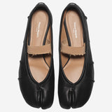 BALLERINE IN PELLE CON PUNTA TABI S39WZ0104 P6853HA334 MAISON MARGIELA 