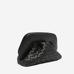 BORSA GEA IN TESSUTO VEGANO TMFW25GMW1 BLACK THEMOIRè 