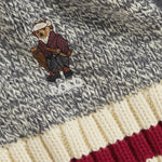 SET SCIARPA E BEANIE IN COTONE CON POLO BEAR 323981112 001 POLO RALPH LAUREN KIDS 