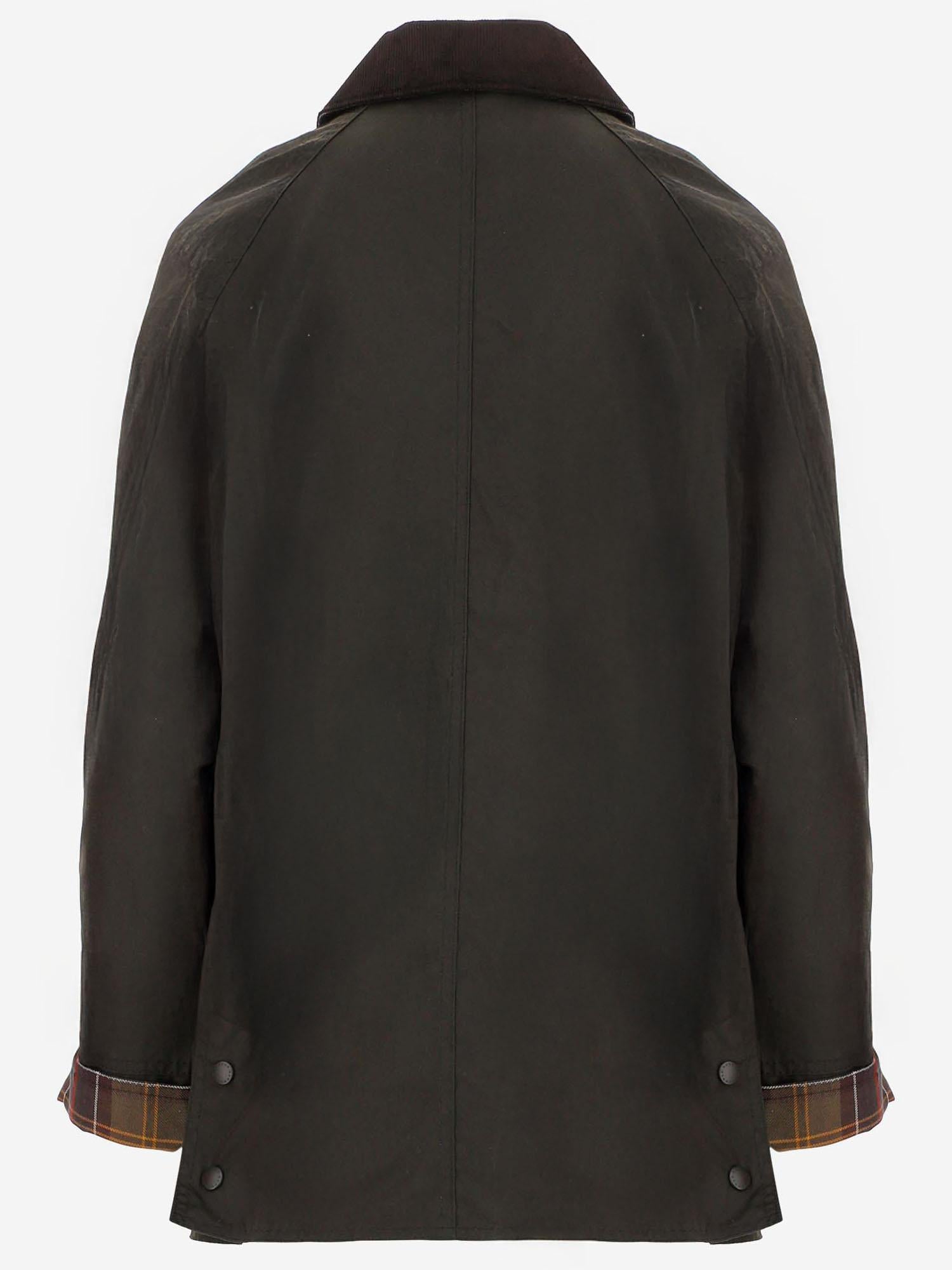 GIACCA BEADNELL IN COTONE CERATO LWX0668 OL71 BARBOUR 