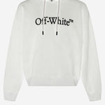 FELPA IN COTONE CON LOGO 44MBB085C9F012 0110 OFF-WHITE 
