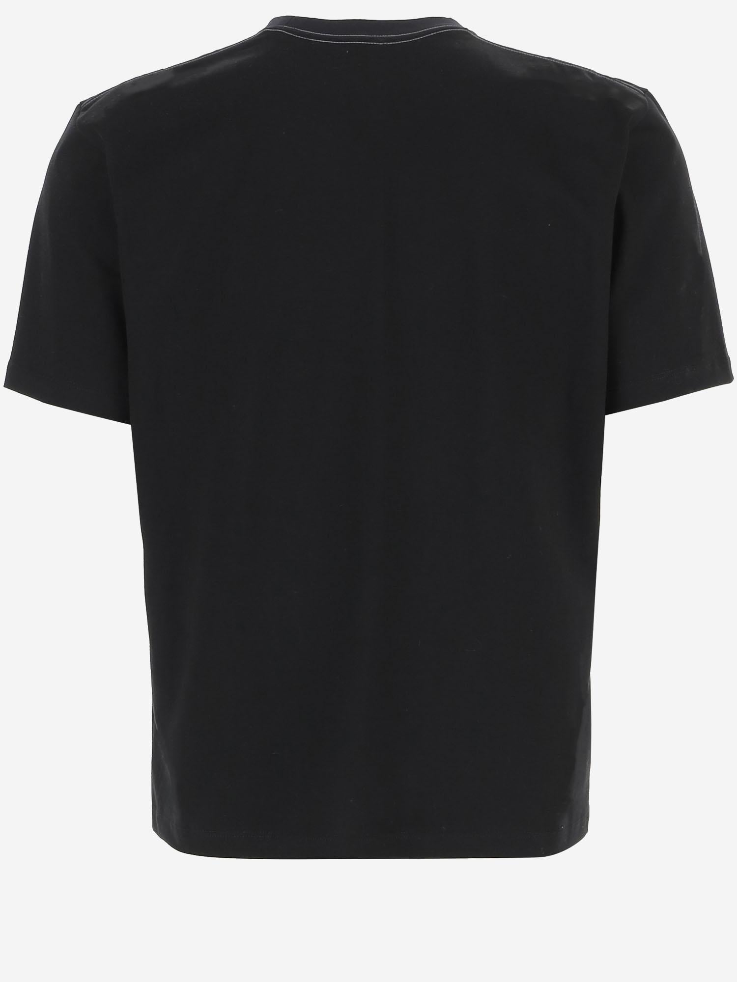 T-shirt in cotone con logo lettering 5746184074 010 AND WANDER 