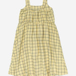 ABITO IN COTONE CON MOTIVO A QUADRI B126AC107 YELLOW BOBO CHOSES KIDS 