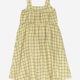 ABITO IN COTONE CON MOTIVO A QUADRI B126AC107 YELLOW BOBO CHOSES KIDS 