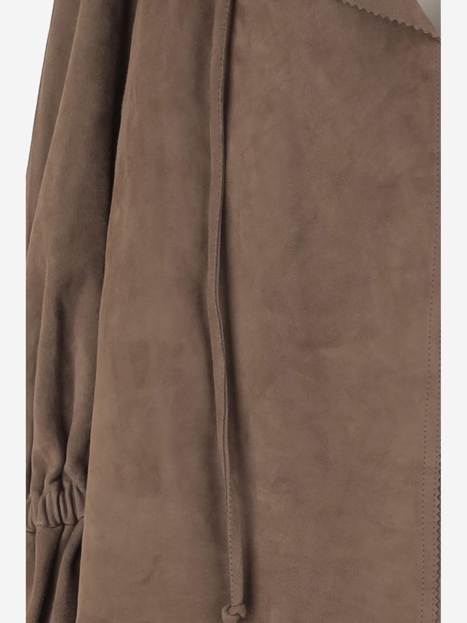 Blusa Dicte in pelle scamosciata 103674 11A BY MALENE BIRGER 