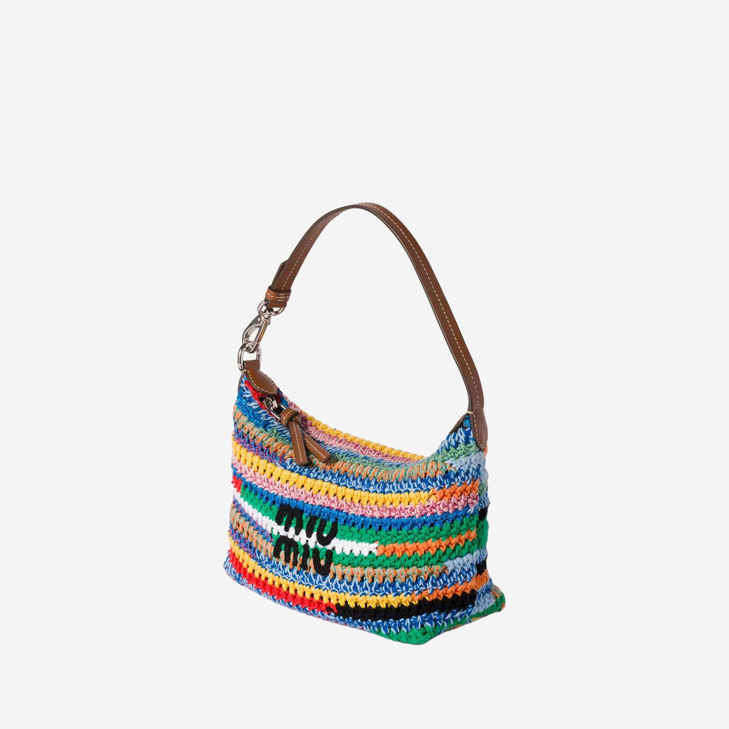 BORSA IN COTONE CON LOGO 5NE841 AF46F0055 MIU MIU 
