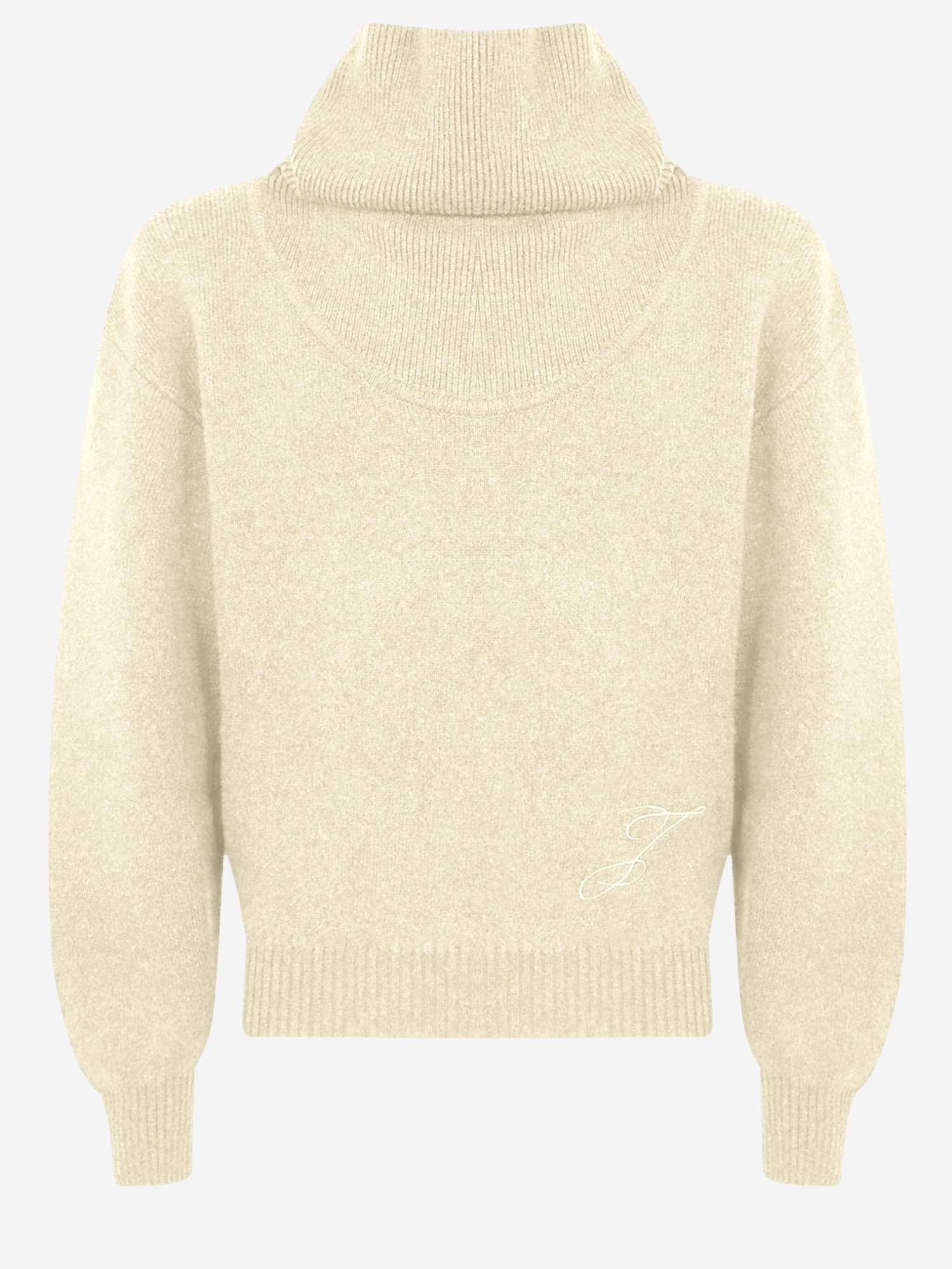 Maglione con dolcevita ampio in lana e cashmere SWW00624AK00278 110 JACQUEMUS 