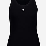 CANOTTA IN COTONE STRETCH CON LOGO FTP811JE0117 045 AMI 