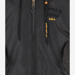 GIUBBOTO SMANICATO con cappuccio in felpa 1033BIGKAUNABOMBER BLACK APRES SURF 