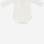 BODY IN COTONE CON COLLETTO RICAMATO BODY BEIGECELESTE NICOLETTA FANNA KIDS 