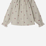 CAMICETTA JORDANA CON VOLANT IN COTONE W05GBLW00016 310A BONPOINT KIDS 