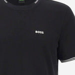 T-SHIRT IN COTONE STRETCH CON LOGO 50521245 001 HUGO BOSS 