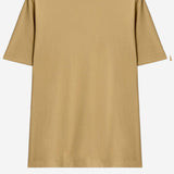 T-SHIRT IN COTONE CON LOGO 8118975 FLAX BURBERRY 
