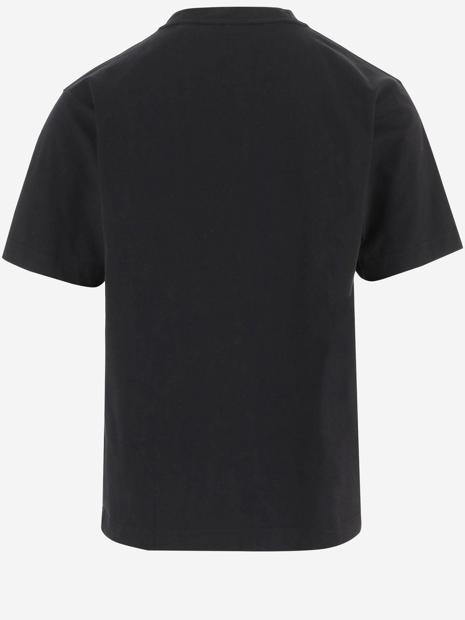 T-shirt in cotone Beach Knight 8126321 BLACK BURBERRY 