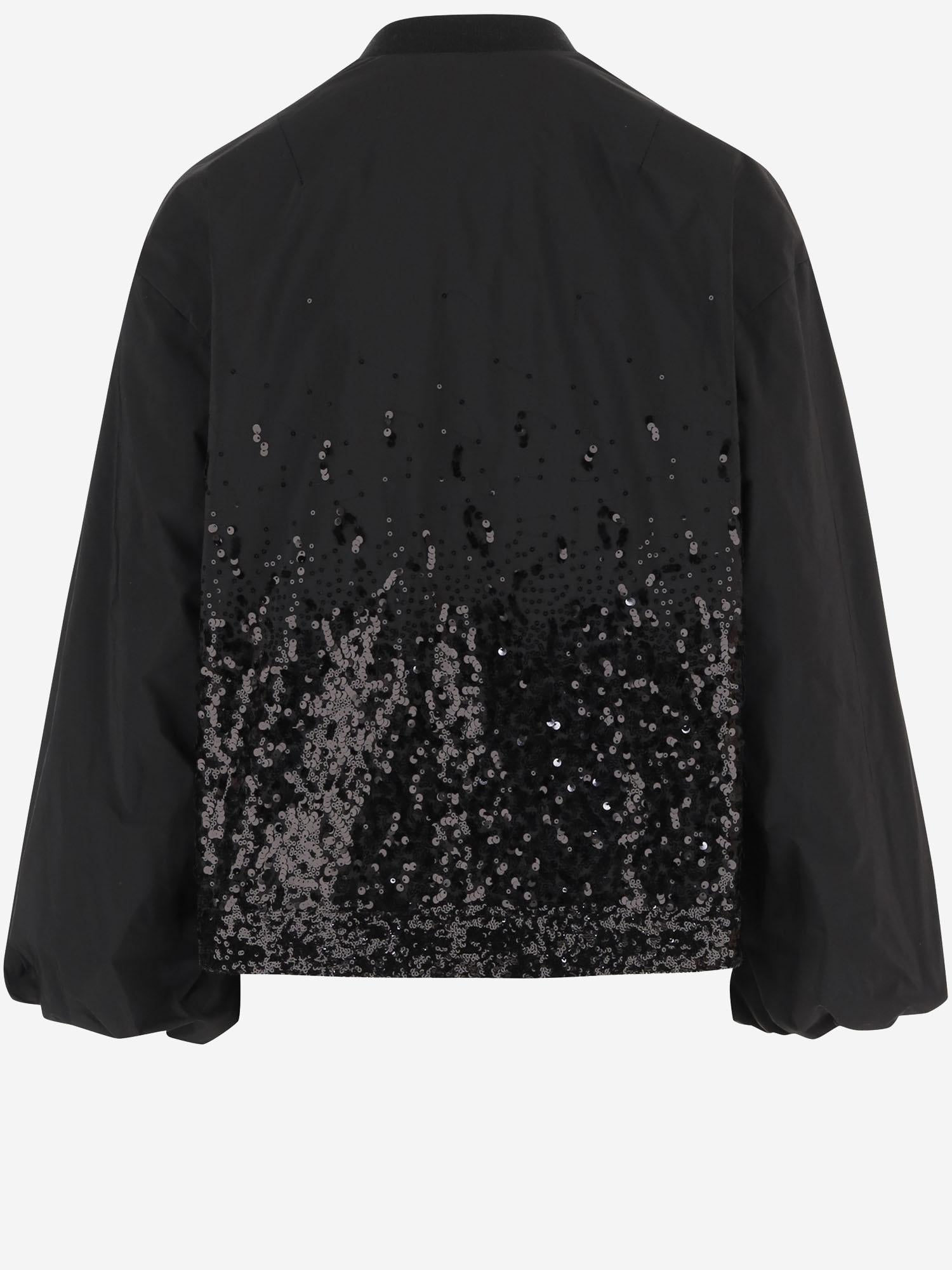 Giubbotto con applicazione paillettes S2635 7000709 SOI 